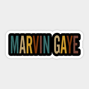 Proud To Marvin Be Personalized Name Styles 70s 80s Sticker